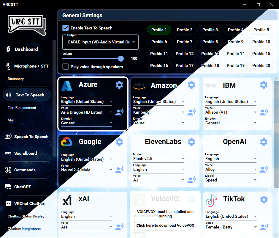 VRCSTT Application Preview