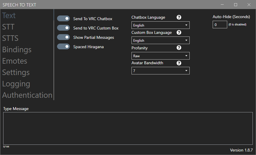 VRCSTT Find Download Our Latest Speech To Text Package