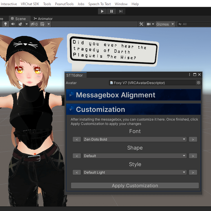speech to text vrchat